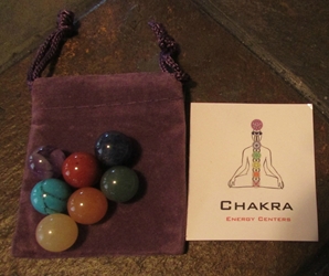Tiny Chakra Spheres Set to Align Chakras 