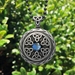 Lovely Triquetra Pendant with Labradorite Charmed Symbol with chain - CN3Labr
