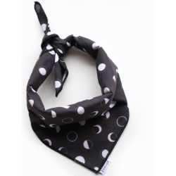  Moon Phases Dog Bandana Kerchief  Moon Phases Dog Bandana