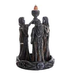 Mother Maiden Crone Triple Goddess Backflow Incense Burner Mother Maiden Crone Triple Goddess Backflow Incense Burner, Wicca Back Flow Incense Burner, Goddess Incense Burner