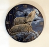 Nemesis Now Lisa Parkers Two Wolves Clock 