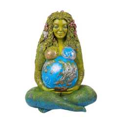  New! Jumbo Garden Sized Millennial Gaia Earth Mother Statue By Oberon Zell  Millennial Gaia Earth Mother Statue By Oberon Zell, Mother Earth, Mythic Images Gaia, Millenial Gaia, Milennial Gaia