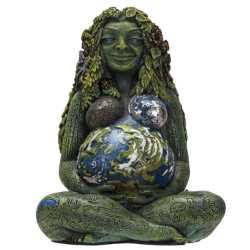 New! Mini Millennial Gaia Earth Mother Statue By Oberon Zell   New! Mini Millennial Gaia Earth Mother Statue By Oberon Zell  