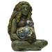 New! Mini Millennial Gaia Earth Mother Statue By Oberon Zell   - 14122