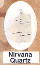 Nirvana Quartz Wire Wrap Pendant  Evolution, achieving ones destiny 