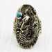 Ocean Goddess Mermaid Ring with Affirmation - FAOG