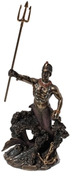 Olokun Owner Of The Deep Sea Statue, Cold Cast Bronze Olokun Owner Of The Deep Sea Statue, Cold Cast Bronze