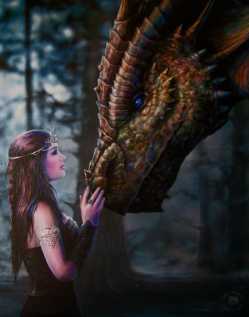 Once Upon a Time Canvas Art Print by Anne Stokes 