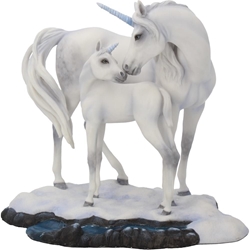 Sacred Love Unicorn Mother and Baby Statue by Lisa Parker  Sacred Love Unicorn Mother and Baby Statue by Lisa Parker 