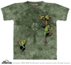 Peace Tree Frog Totem Tee Shirt  2289 