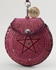 Pentacle Wristlet leather coin purse wallet  Pentacle Wristlet leather coin purse wallet 