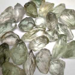 Prasiolite (Green Amethyst), Large Rough about 1"-2"  