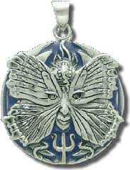 Psyche Butterfly Spirit Goddess Pendant by Oberon Zell  