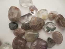 Quartz, Scenic, Tumbled and polished  