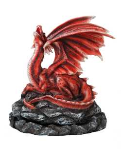 Red Dragon Incense Holder 
