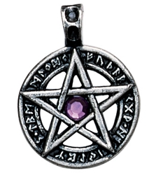 Runic Pentagram for Achievement of Desires Pendant 