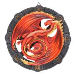 Sabbat Dragon Plaque by Anne Stokes Beltane Sabbat Dragon Plaque by Anne Stoke