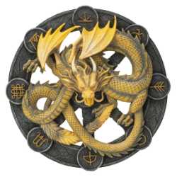 Sabbat Dragon Plaque by Anne Stokes Imbolg Sabbat Dragon Plaque by Anne Stoke
