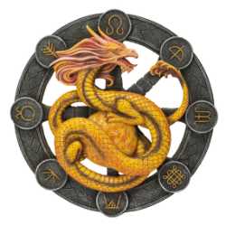 Sabbat Dragon Plaque by Anne Stokes Litha Sabbat Dragon Plaque by Anne Stoke