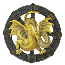 Sabbat Dragon Plaque by Anne Stokes Mabon Sabbat Dragon Plaque by Anne Stoke