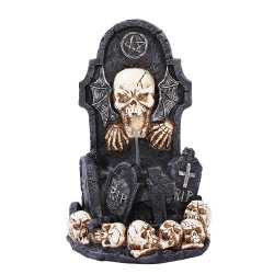 Skull Tombstone Backflow Incense Burner Skull Tombstone Backflow Incense Burner, Back Flow Incense Burner