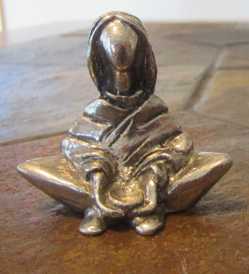 Small Inner Journey Pewter Offering Goddess Statue 