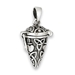 Small Sterling Silver Claddagh & Triquetra Treasure Chamber Pendant - WS9366
