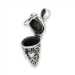 Small Sterling Silver Claddagh & Triquetra Treasure Chamber Pendant - WS9366