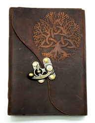 Soft Leather Tree of Life Embossed Journal or Book of Shadows  Soft Leather Tree of Life Embossed Journal or Book of Shadows 