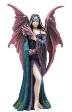 Soul Mates Fairy & Dragon  Figurine by Anne Stokes  