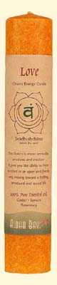Aromatherapy Sacral Chakra Pillar Love Palm Wax 