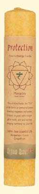 Aromatherapy  Solar Plexus Chakra Pillar Protection Palm Wax 