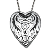 Sterling Silver Dragon Heart Pendant by Deva Designs 