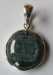 Sterling Silver Hidden Triquetra Pendant Blue Kyanite #1 - HPBK1