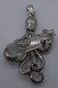Sterling Silver Octopus and Crystal Pendant Sterling Silver Octopus and Crystal Pendant