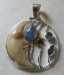  Striking Sterling Silver Carved Moon Star Pendant - GDMS