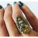 Stunning Goddess Ring with Moonstone Belly - FABJ