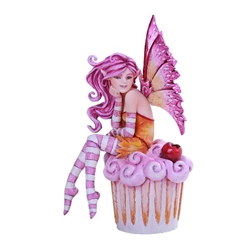 Sweet Tooth Fae Fairy with Cupcake Statue by Amy Brown  Sweet Tooth Fae Fairy with Cupcake Statue by Amy Brown 