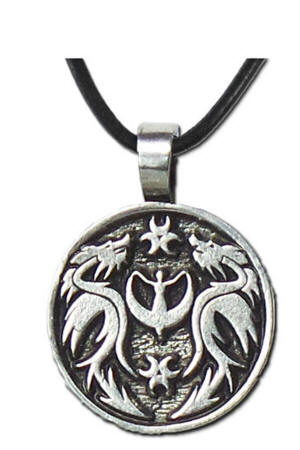 The Lady and The Dragon Pendant Collection  DR4 I am at peace with myself and my world 