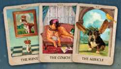 The Original Dog Tarot Deck by Heidi Schulman Self Published, Adorable!!  