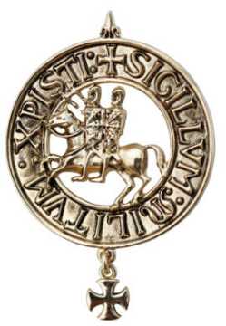 The Two Riders for the True Seeker of Brotherhood and Compassion Pendant 