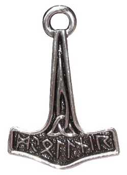 Thor's Hammer Power Pendant for Courage & Strength   