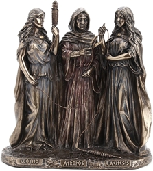 Three Fates Triple Goddess Mother Maiden Crone Statue  Three Fates Triple Goddess Mother Maiden Crone Statue 