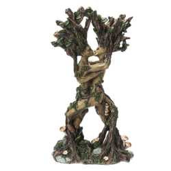 Tree Goddess Gaia Statue Kissing Couple Tree Goddess Gaia Statue