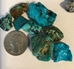 Turquoise, tumbled and polished from Kingman Mine - TPTURQ