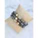 Labradorite "Stone of Magic" Semi Precious Stretch Gemstone Bracelet    - CAGLAB