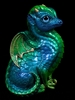 Windstone Editions Emerald Peacock Fledgling Dragon 