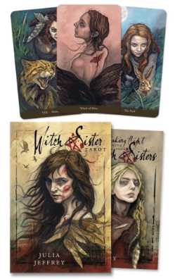Witch Sister Tarot Cards by Julia Jeffry Azathoth Tarot Cards By Nemo's Locker Self Published Limited Sixth Edition, Azathoth Tarot, Book of Azathoth Tarot, Small Press Tarot, Limited Edition Tarot
