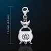 Witchs Cauldron Clip on Pentacle Charm Witchs Cauldron Clip on Pentacle Charm