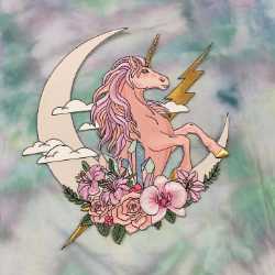XL Iron On Unicorn Patch  XL Iron On Unicorn Patch 